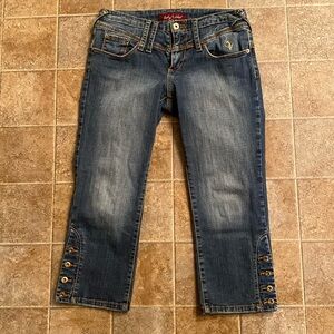 Baby Phat size 9 capri jeans